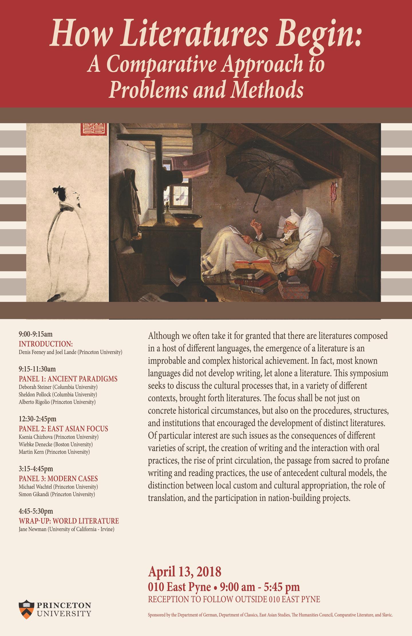How Literatures Begin Flyer